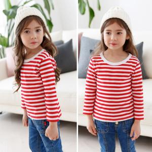 ボーダーtシャツ キッズ 子供服 ロンT ボー...の詳細画像3