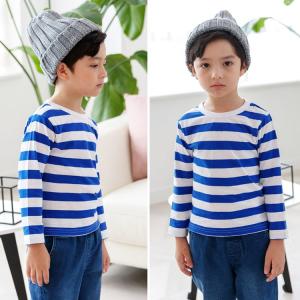 ボーダーtシャツ キッズ 子供服 ロンT ボー...の詳細画像5