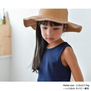 タンクトップ キッズ 子供服 綿100% 無地...の詳細画像3