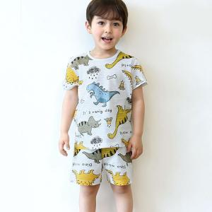 (1)パジャマ キッズ 半袖 寝巻き ルームウェア 綿100% 韓国子供服 子供服 男の子 女の子 ボーイズ ガールズ