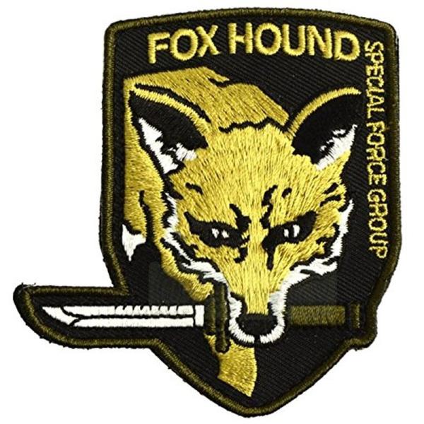FOXHOUNDパッチ メタルギア 刺繍 MGS4 フォックスハウンド
