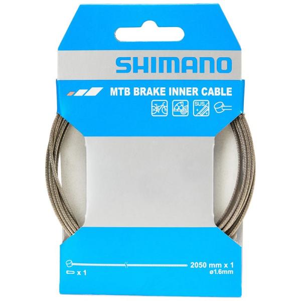 シマノ(SHIMANO) リペアパーツ ブレーキインナーケーブル ステンレス MTB 2050mm ...