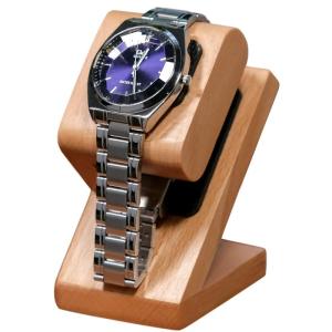 EVOLBER 腕時計台 1本用 天然希少ケヤキ 腕時計スタンド ウォッチスタンド｜tjd-shop