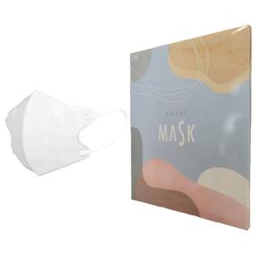 イーエスケイ マスク 夏用 3D 不織布 小顔 カラーマスク 立体マスク 耳が痛くならない ふつうサイズ 20枚入 包装 血色 3層構造 く｜tjd-shop