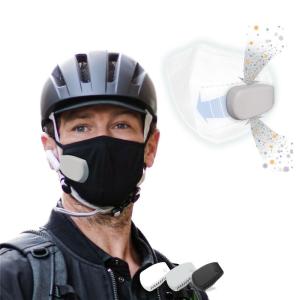 JKKL PuriCurrent-スマートマスク-は、マスクの装着による困難を解消する小型デバイスです。 通常のマスクに装着することで、スマ｜tjd-shop