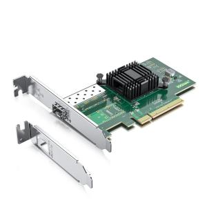 10Gtek 10G PCI-E NIC ネットワークカード, Intel X520-DA1/X520-SR1互換, シングルSFP+ポート｜tjd-shop