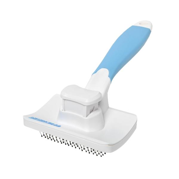 WIDREAM(プロトリマー監修） ボタンを押して抜け毛が簡単に取れるペット用ブラシ 猫ブラシ 犬ブ...