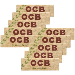 柘製作所(tsuge) OCB オーガニック シングル ペーパー スローバーニング ・ 50枚入り#78885 ×10パック 手巻きタバコ