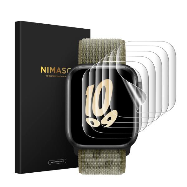 6枚組 NIMASO Apple Watch 44 / 42mm 用 保護 フィルム Apple W...