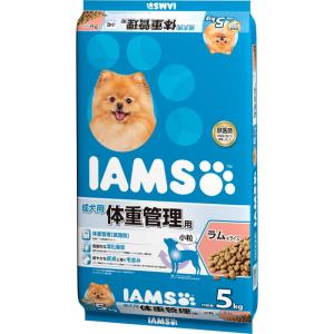 アイムス (IAMS) ドッグフード 成犬用 体重管理用 小粒 ラム&ライス 5キログラム (x 1)｜tjd-shop