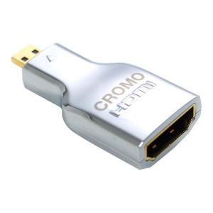 LINDY 4K対応 クロムデザイン HDMIメス - マイクロHDMIオス 変換アダプタ(型番:4...