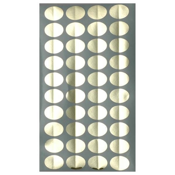 封印シール 楕円 業務用封印シール（金） 200枚5シート入（1シートに40枚）ブランド品 日本製