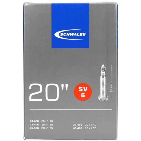 SCHWALBE(シュワルベ) 正規品20×1.10/1.50、20×11/8(406)用チューブ ...