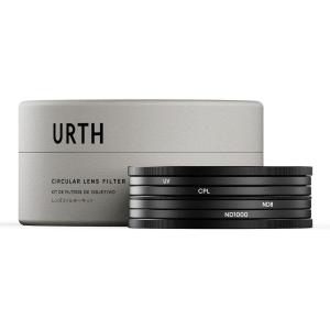 Urth 82mm UV, 偏光 (CPL), ND8, ND1000 レンズフィルターキット (プ...