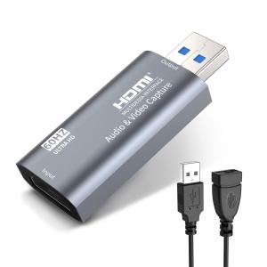 KINGONE HDMI キャプチャーボード ゲームキャプチャー USB3.0 60fps 1080P ゲーム実況生配信、ライブ会議、ライブ｜tjd-store