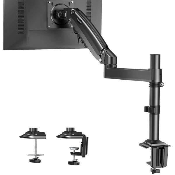 HUANUO PCモニターアーム 液晶ディスプレイアーム 17?32インチ対応 耐荷重2?9kg ガ...