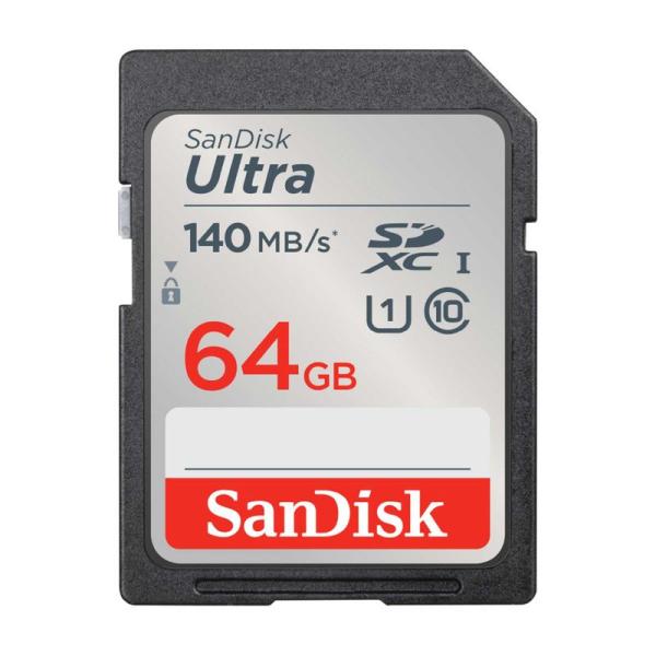 サンディスク 正規品 SDカード 64GB SDXC Class10 UHS-I 読取り最大140M...