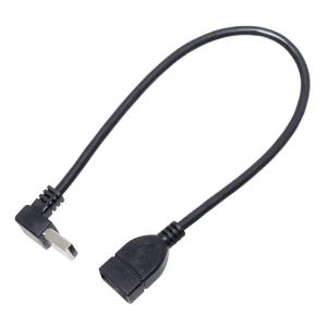 KAUMO USB延長ケーブル 30cm L字型 USB2.0 (上向き)｜tjd-store