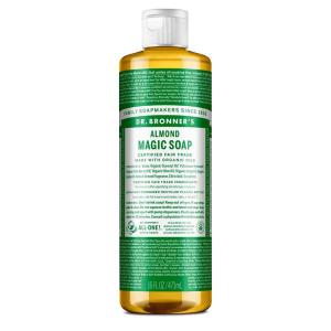 ドクターブロナー (Dr.Bronner's) ドクターブロナー マジックソープ AL(アーモンド) 473ml オーガニックソープ｜tjd-store