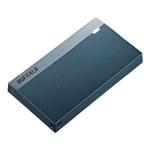 BUFFALO USB3．2(Gen1) 超小型ポータブルSSD(120GB) モスブルー SSD-PSM120U3-MB｜tjd-store