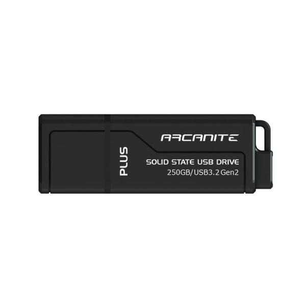 ARCANITE PLUS, 250GB 外付SSD (USBメモリ) USB 3.2 Gen2 U...