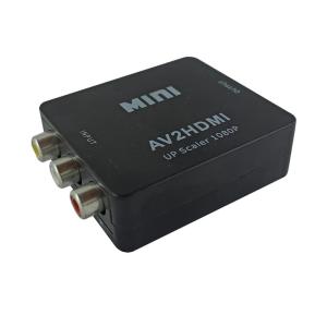 RCA メス to HDMI メス 変換コンバーター アナログ コンポジット 3色端子 AV デジタル変換｜tjd-store