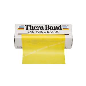 TheraBand セラバンド 黄色 イエロー シン (強度:-1) 標準サイズ(幅約 12.5cm × 長さ 5.5 m)｜tjd-store