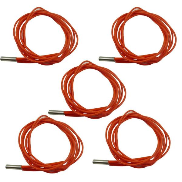 EasyWordMall 5PCS 12V 40W 6*20 セラミックカートリッジヒーター加熱管1...