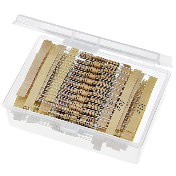 抵抗器キット 炭素皮膜抵抗器 抵抗セット DIY 電子工作 300本 1/2W ±5% 10R-1M...
