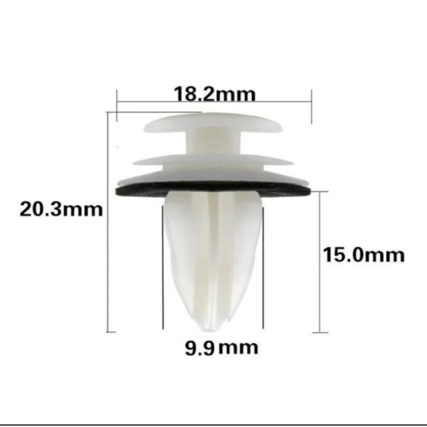 BMW MINI プラスチックリベット クリップ 10個セット 51418224781