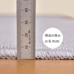 カーペット 江戸間 6畳 絨毯 防炎 抗菌防臭...の詳細画像2
