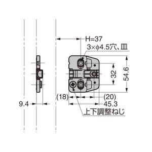 ランプ マウンティングプレート150-P4W-...の詳細画像1