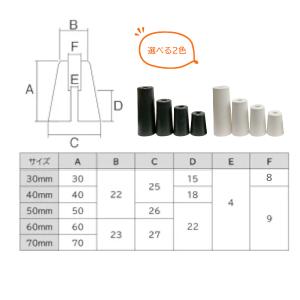 ドアストッパー 戸当たり AR戸当り ゴム戸当...の詳細画像1