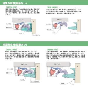 耐震ラッチ 地震対策 食器棚 PFR-TSA ...の詳細画像4