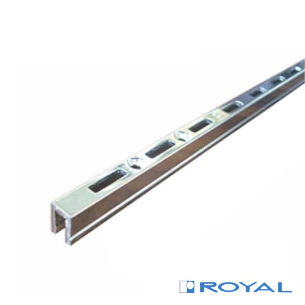 ROYAL ロイヤル 棚柱 ASF-1 チャンネルサポート 1200mm クローム DIY 棚 可動...