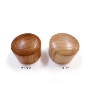 木製エンドキャップ クリア・ブラウン 丸棒φ3...の詳細画像3