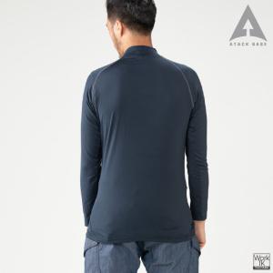 アタックベース 裏起毛 ハイネック インナーシ...の詳細画像5