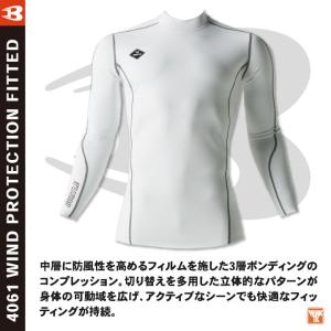 バートル 防寒着 秋冬 防風フィッテッド 長袖...の詳細画像1