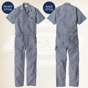 ディッキーズ つなぎ 半袖 ストレッチ ツナギ...の詳細画像5