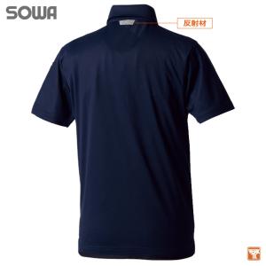 SOWA ボタンダウン ポロシャツ 半袖 春夏...の詳細画像3