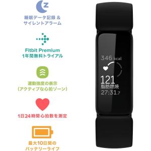Fitbit Inspire 2 ブラック フ...の詳細画像1