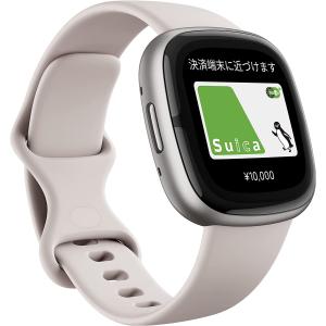 Fitbit Versa 4 ウォーターフォールブルー プラチナアルミニウム 