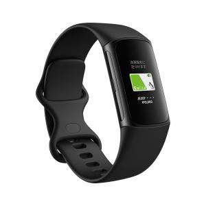 Fitbit Charge 6 トラッカー オブシディアン ブラック フィットビット 最大7日間のバ...