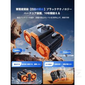 腰掛け扇風機 強力 小型 2024 ワークマン...の詳細画像3