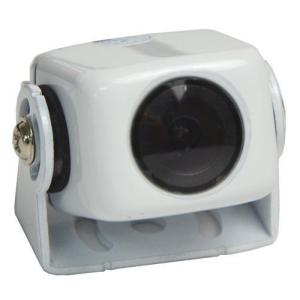 バックカメラ ホワイト　小型　防水ＩＰ66　CCD　フロントカメラ　リヤカメラ　視野角170度 正像・鏡像切替機能　ガイドライン有・無切替機能　ＤＣ12V
