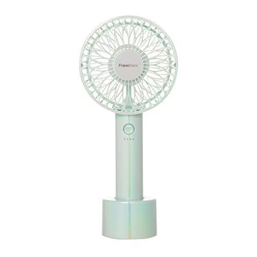 フレハンディファン 携帯扇風機 手持ち扇風機 卓上扇風機 USB充電式 5段階風量調整 オーロラ (...