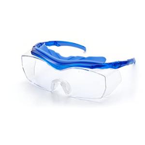 リケン 一眼式保護メガネ RS-90B VF-P ブルー    859-8187 1428820 RS-90B VF-P  1個