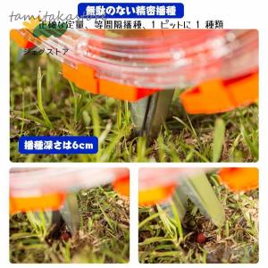 播種機 種まき機 手動種まき機 野菜播種機 手...の詳細画像2