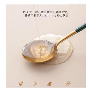 テーブルクロス 耐熱 撥水 PUレザー 伸縮素...の詳細画像4