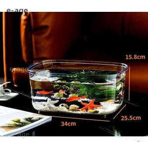 金魚鉢 水槽 飼育水槽 プラスチック テラリウ...の詳細画像3